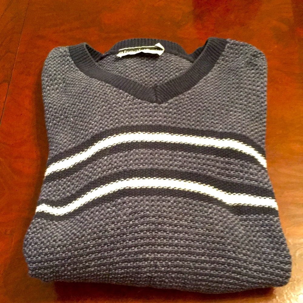 Absolutely navy & white sweater- size S